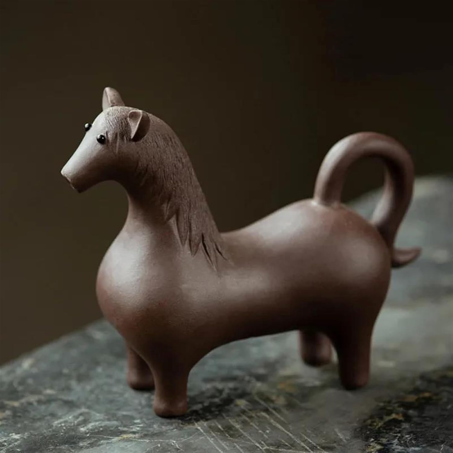 九谷焼　二代　徳田八十吉 午　馬 フィギュリン　置物 共箱 文化勲章　2307 九谷焼 二代 徳田八十吉 午 馬 フィギュリン 置物 共箱 文化勲章